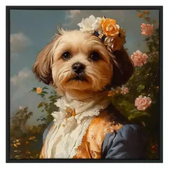 Kirklands Home Lady Rosalind Ribbonshire Framed Art Print Multi Outlet