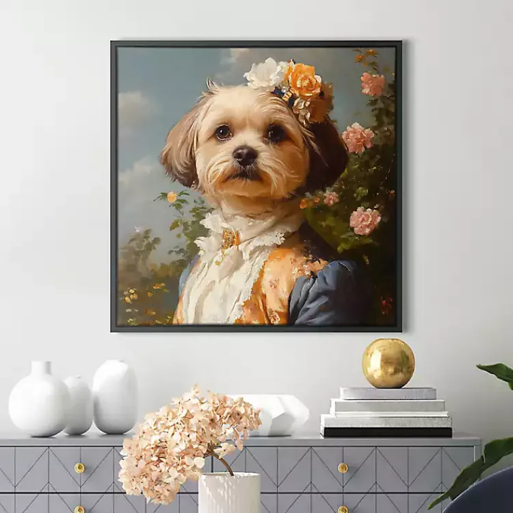 Kirklands Home Lady Rosalind Ribbonshire Framed Art Print Multi Outlet