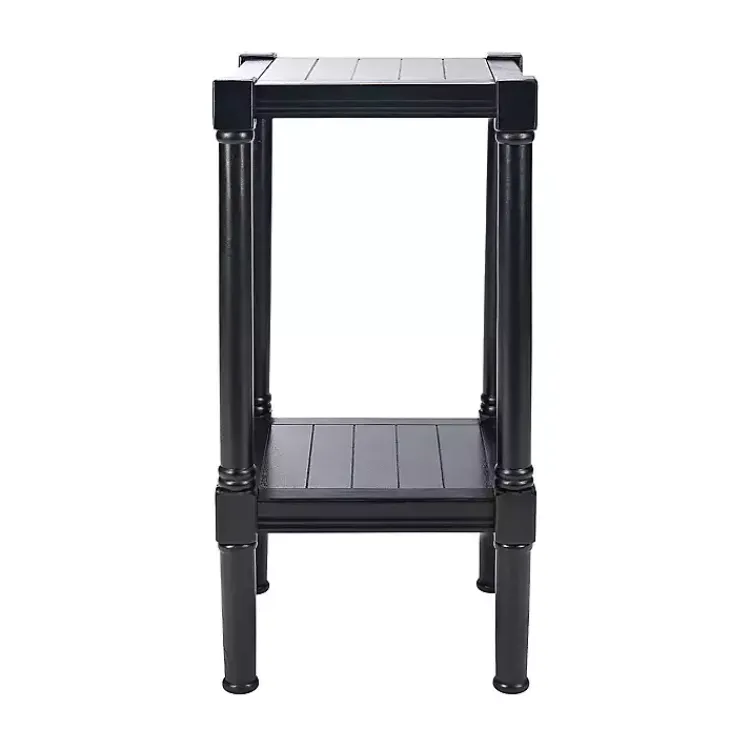 Kirklands Home Landry Carved Legs Accent Table Black Sale