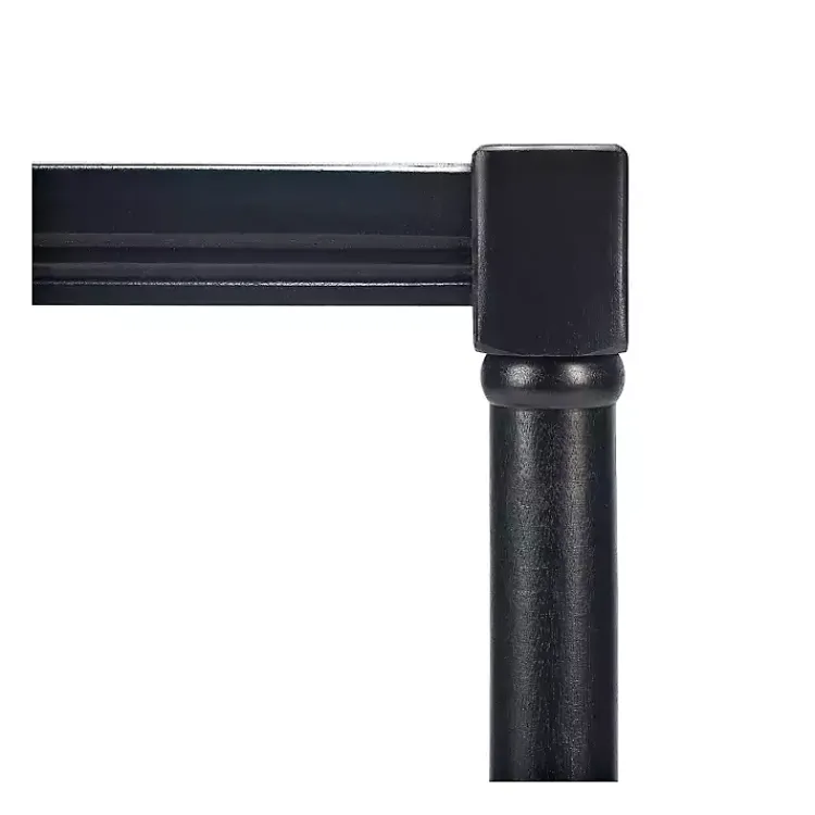 Kirklands Home Landry Carved Legs Accent Table Black Sale
