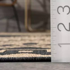 Kirklands Home Landy Dark Gray Aztec Outdoor Rug, 8x10 Online