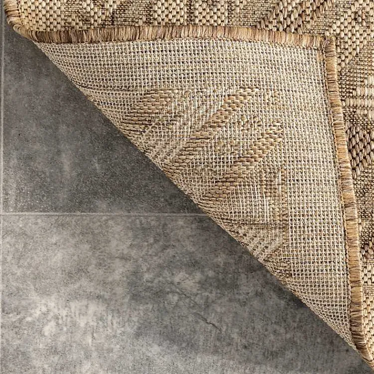 Kirklands Home Landy Aztec Outdoor Rug, 5x8 Tan Sale