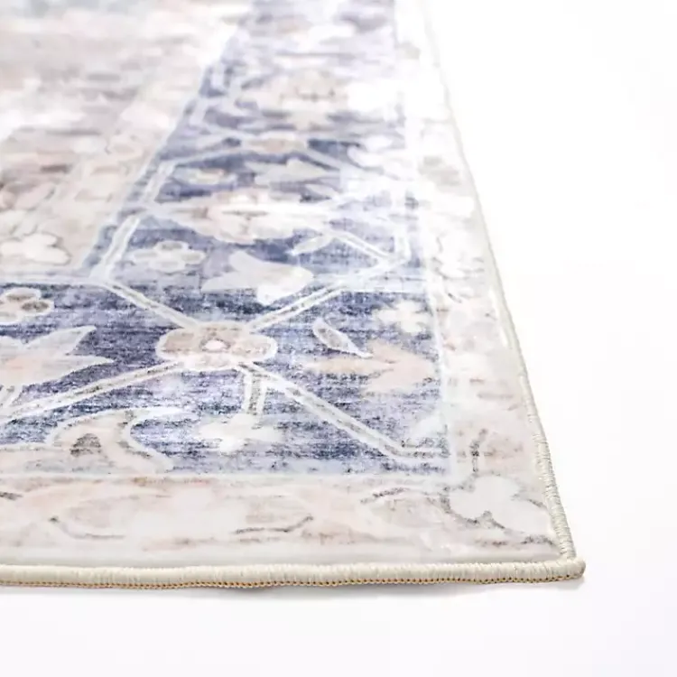 Kirklands Home Lara Blue Medallion Washable Area Rug, 8x10 Outlet
