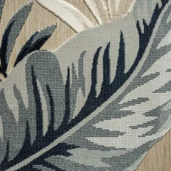 Kirklands Home Large Print Tropical Leaf Outdoor Area Rug, 5x7 Hot