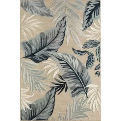 Kirklands Home Large Print Tropical Leaf Outdoor Area Rug, 7x9 Online