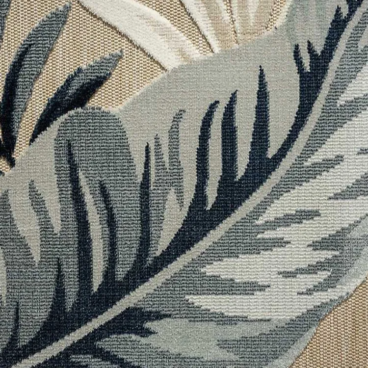Kirklands Home Large Print Tropical Leaf Outdoor Area Rug, 7x9 Online