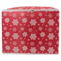 Seasonal Storage>Kirklands Home Large Snowflake Ornament Storage Box