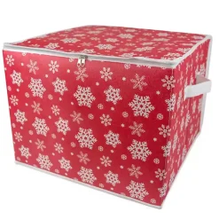 Seasonal Storage>Kirklands Home Large Snowflake Ornament Storage Box