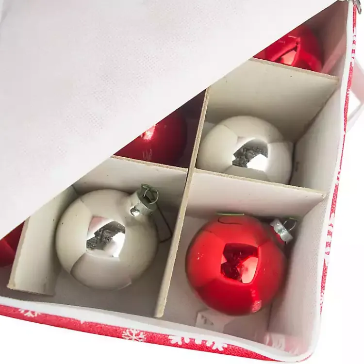 Seasonal Storage>Kirklands Home Large Snowflake Ornament Storage Box