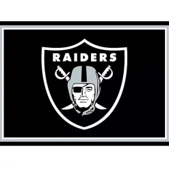Kirklands Home Las Vegas Raiders Area Rug, 3x4 Black Hot