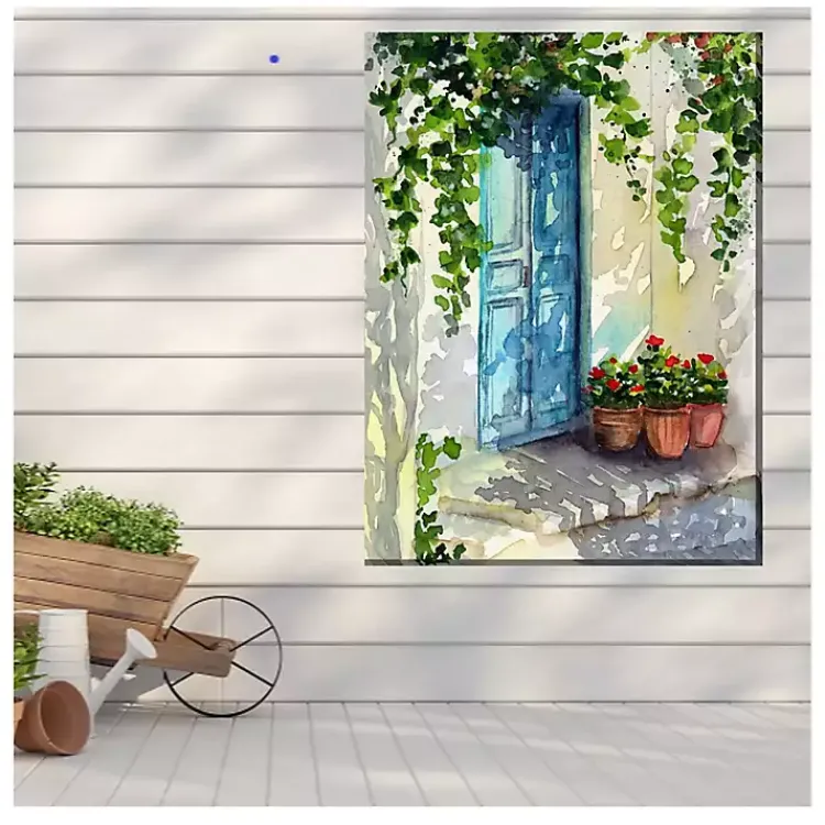 Kirklands Home Late Day Shadows Outdoor Canvas Art Print Hot