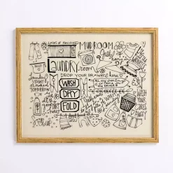 Kirklands Home Laundry Words Framed Wall Plaque Discount