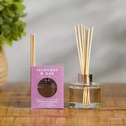 Home Fragrance>Kirklands Home Lavender & Oak Reed Diffuser Set Purple
