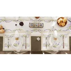 Kirklands Home Lavender Garland Cotton Placemats, Set of 4 Clearance
