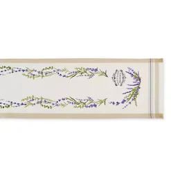 Kirklands Home Lavender Garland Cotton Table Runner Hot
