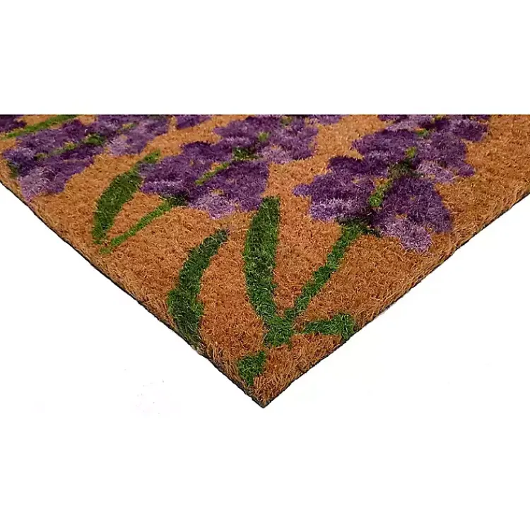 Kirklands Home Lavender Hello Doormat Outlet