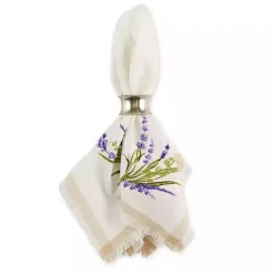 Kirklands Home Lavender Sprigs Cotton Napkins, Set of 4 Hot