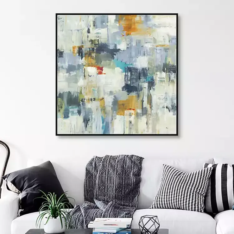 Kirklands Home Layers of Life II Framed Canvas Art Print