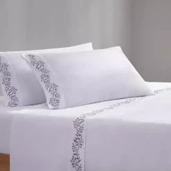 Kirklands Home Leafy Vine Hem Microfiber 4-pc. Full Sheet Set Online