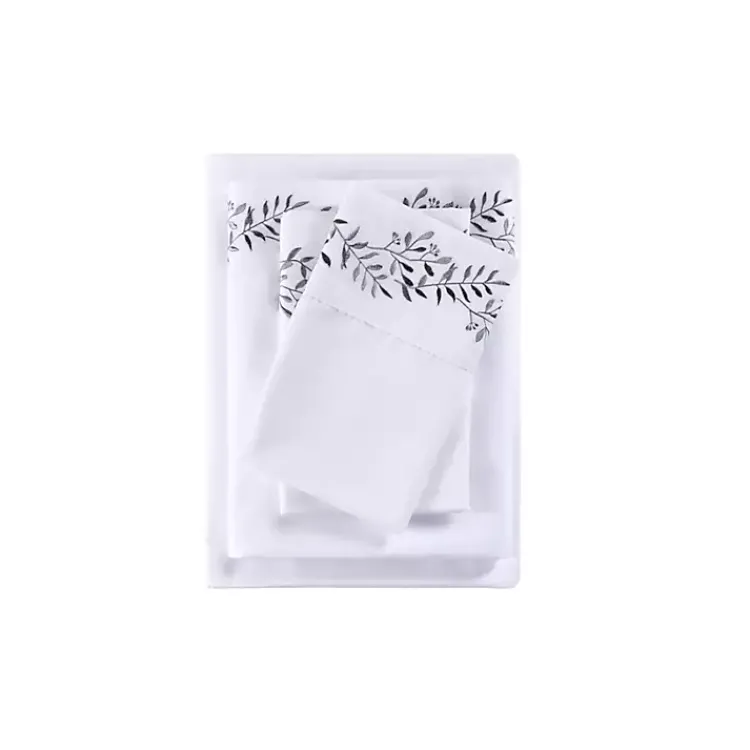 Kirklands Home Leafy Vine Hem Microfiber 4-pc. Full Sheet Set Online
