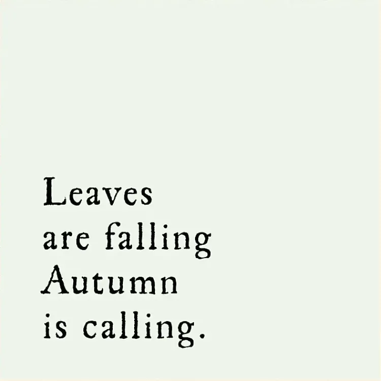 Fall>Kirklands Home Leaves Are Falling Poem Framed Wall Art