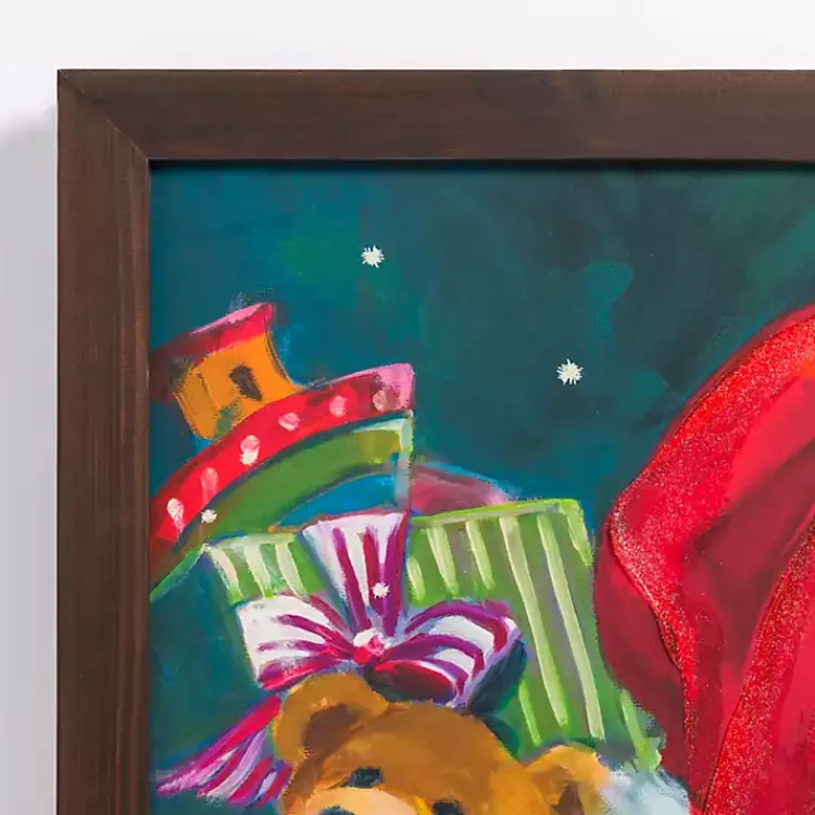 Christmas Art & Wall Decor>Kirklands Home LED Believe Jolly Framed Art Print Multi