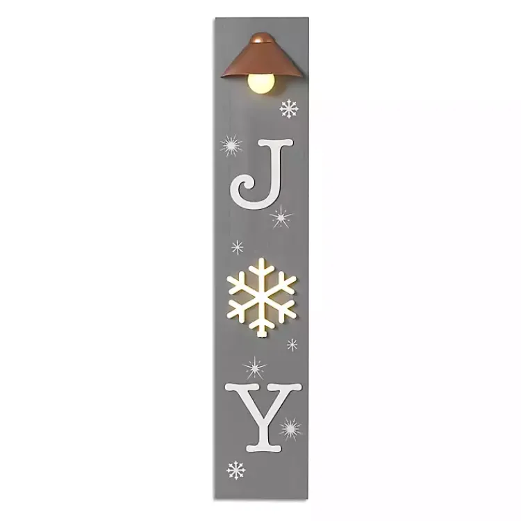 Outdoor Christmas Decorations>Kirklands Home LED Christmas Joy Easel Porch Board