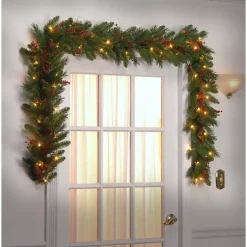 Christmas Arrangements & Garland>Kirklands Home LED Classic Collection Christmas Garland