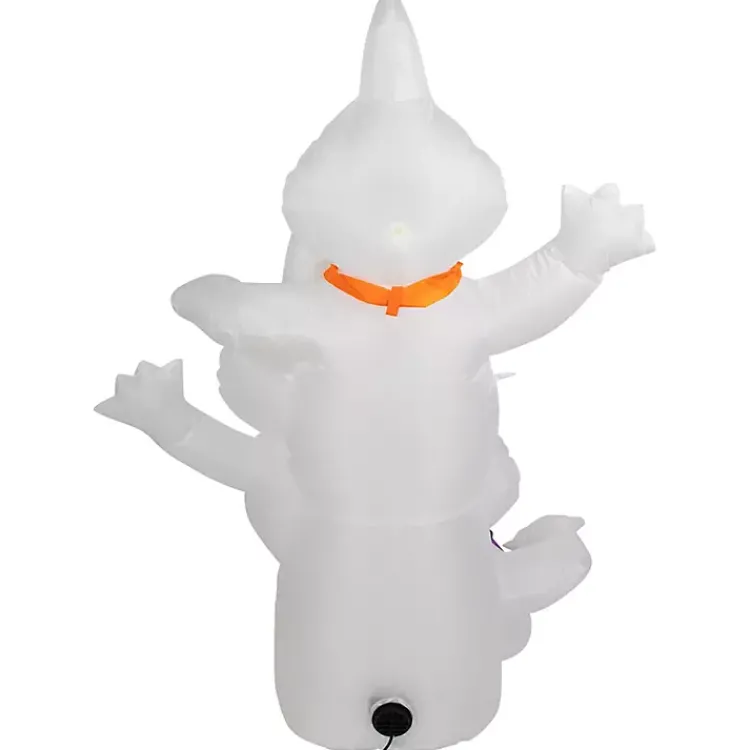 Halloween>Kirklands Home LED Ghost Trio Outdoor Inflatable White