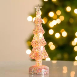 Christmas Decorations>Kirklands Home LED Glitter Confetti Christmas Tree, 12 in. Multi