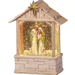 Christmas Decorations>Kirklands Home LED Holy Family Stable Decoration