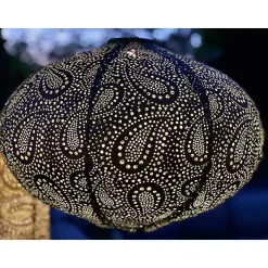 Kirklands Home LED Oval Outdoor Hanging Lantern Green Sale