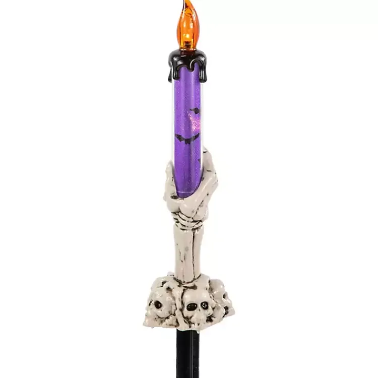 Halloween>Kirklands Home LED Skeleton Hand Candles, Set of 6 Multi