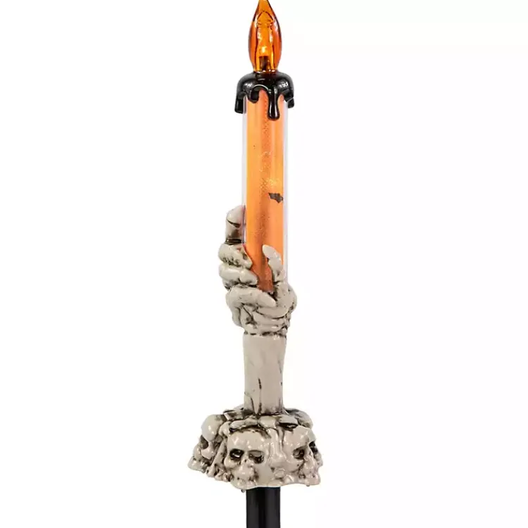 Halloween>Kirklands Home LED Skeleton Hand Candles, Set of 6 Multi