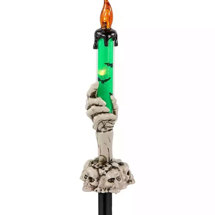 Halloween>Kirklands Home LED Skeleton Hand Candles, Set of 6 Multi