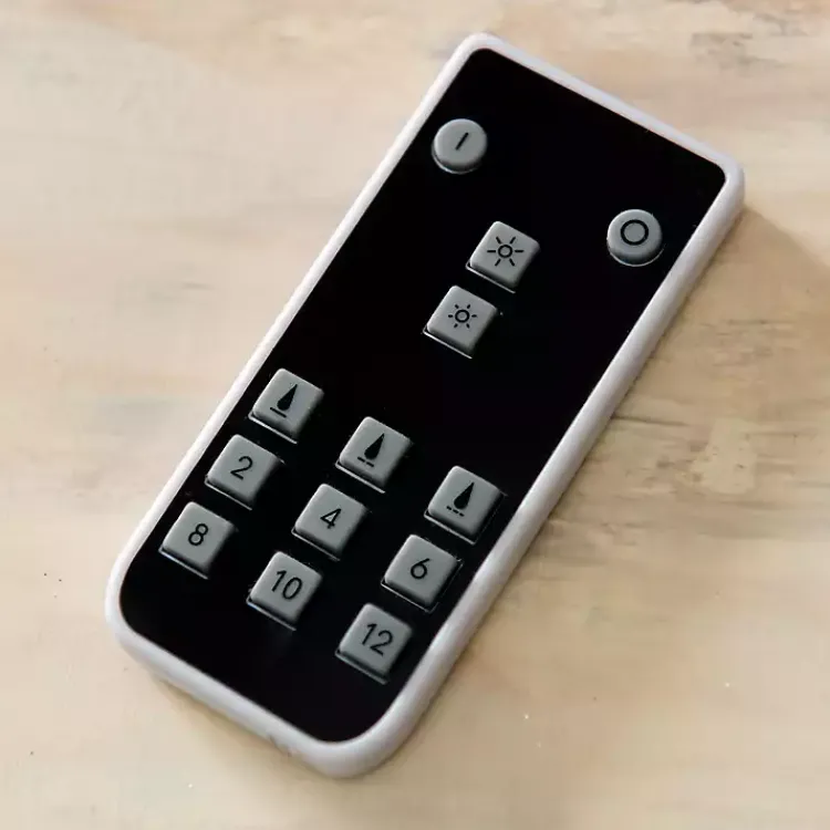Flameless Candles>Kirklands Home LED Soft Flame Candle Remote Black