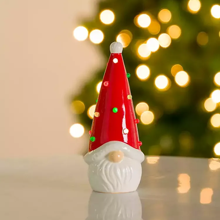 Christmas Decorations>Kirklands Home LED Tabletop Gnome Decoration
