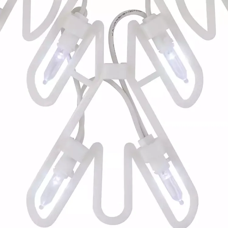 Christmas Art & Wall Decor>Kirklands Home LED and Blue Snowflake Decoration, 16 in. White