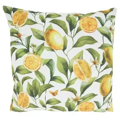 Kirklands Home Lemon Blooms Outdoor Pillow Sale