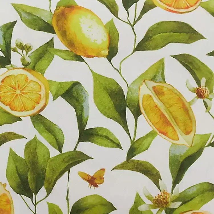 Kirklands Home Lemon Blooms Outdoor Pillow Sale