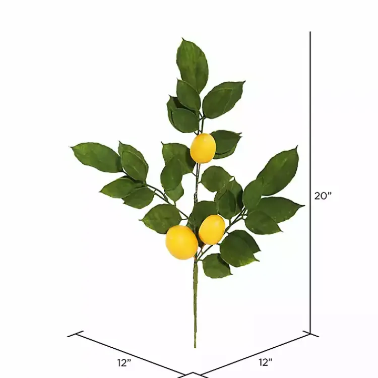 Stems & Bouquets>Kirklands Home Lemon Leaf Spray Stems, Set of 4
