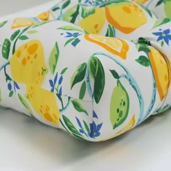 Kirklands Home Lemon Tree Tufted Outdoor Settee Cushion, 44 in. Best