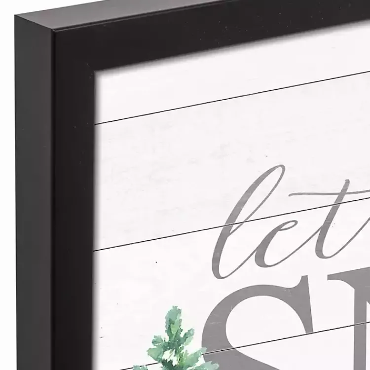 Christmas Art & Wall Decor>Kirklands Home Let it Snow Framed Art Print