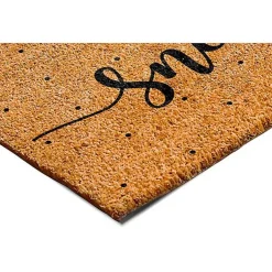 Kirklands Home Let it Snow Polka Dot Coir Doormat Outlet