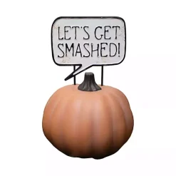 Halloween>Kirklands Home Let’s Get Smashed Metal Halloween Yard Sign
