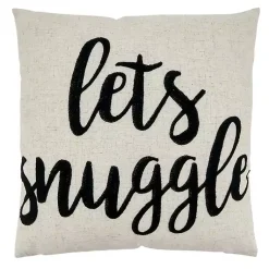Pillows>Kirklands Home Let's Snuggle Embroidered Throw Pillow