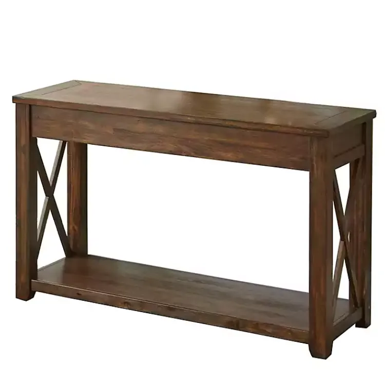 Kirklands Home Leyton X-Bar Side Panel Console Table Sale