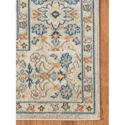 Kirklands Home Light Beige Bohemian Area Rug, 5x7 Tan New