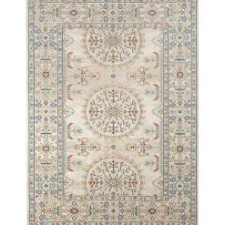 Kirklands Home Light Beige Bohemian Area Rug, 7x9 Tan Online