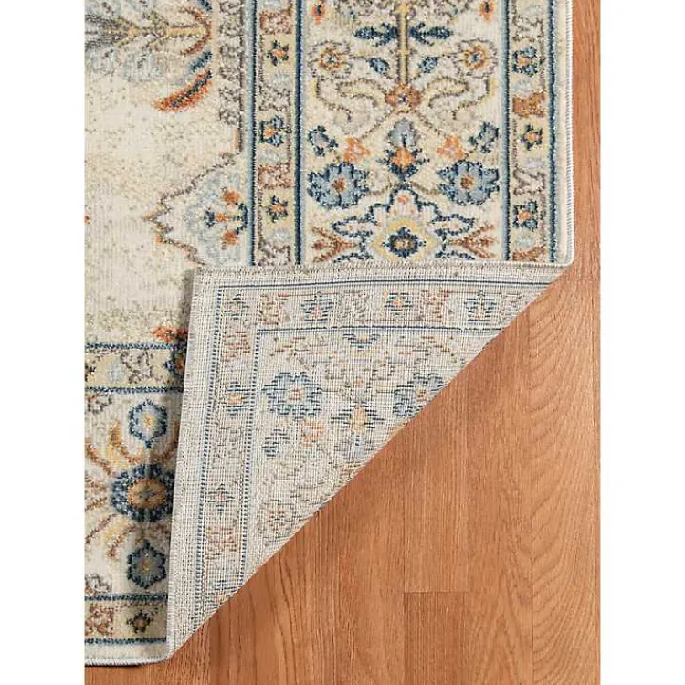 Kirklands Home Light Beige Bohemian Area Rug, 7x9 Tan Online